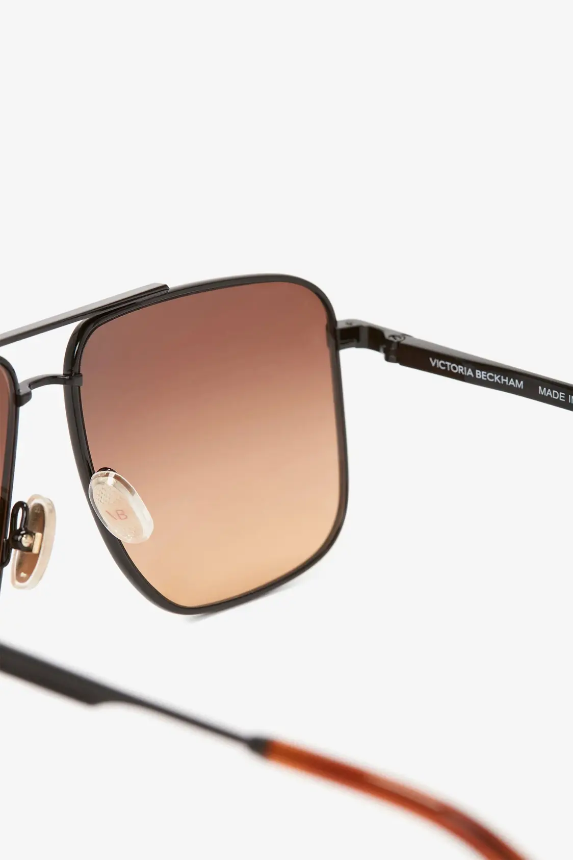 Dikdörtgen Vizörlü Altın Çerçeveli Güneş Gözlüğü - Image 2